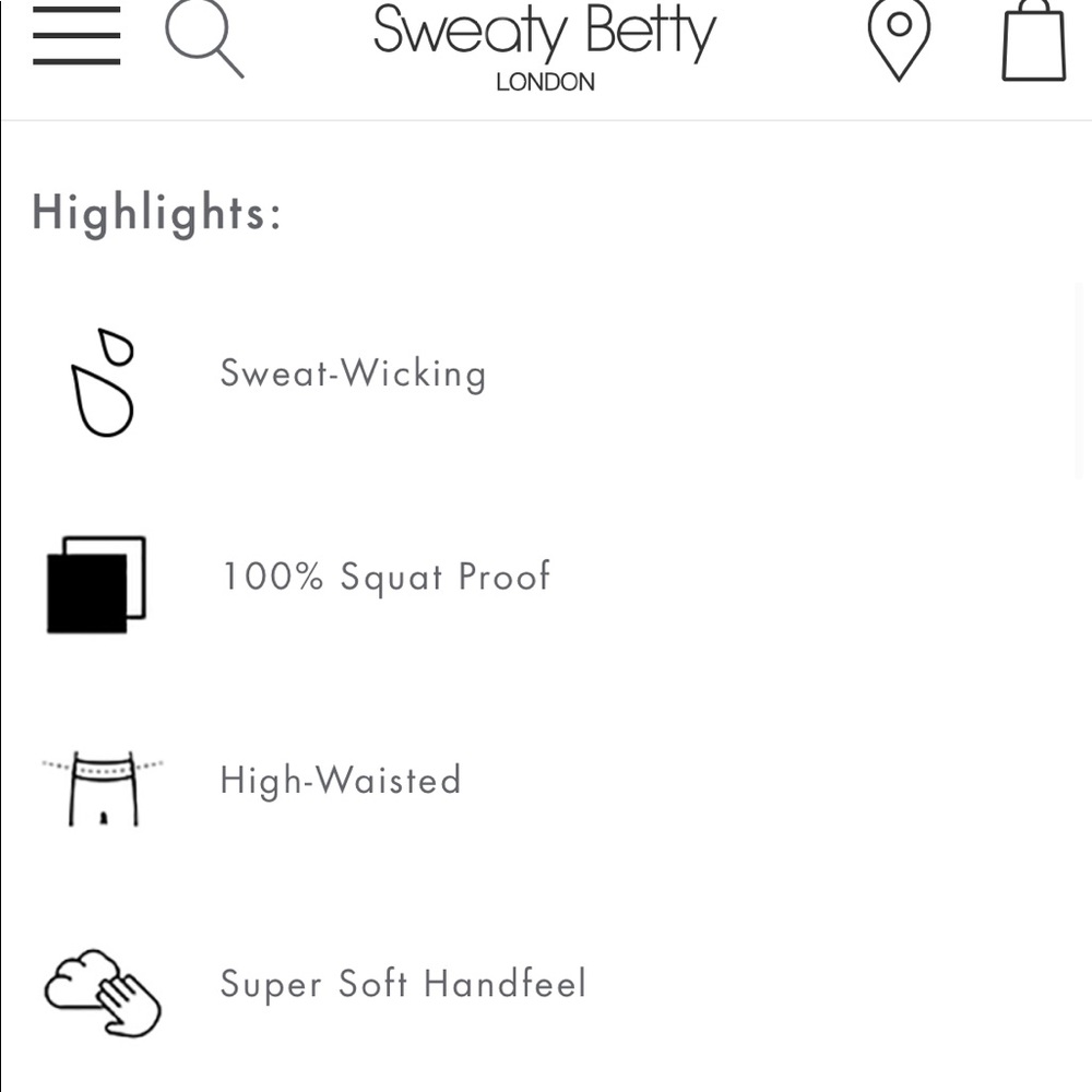Sweaty Betty Reversible Yoga Leggings - Picture 9 of 13